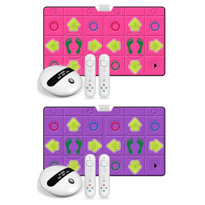 

Dance Rug Mat New Wireless Double PU Double Multi-Function TV With Independent Product 2.4G handle 8GB Memory Card Somatosensory