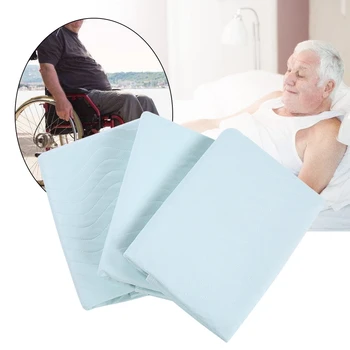 

3Pcs Reusable Underpad Washable Waterproof Adult Incontinent Pad ac