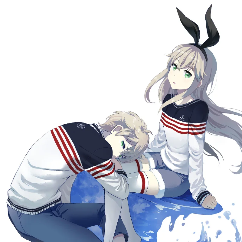 Косплей Kantai Коллекция Kancolle Shimakaze свитер пуловер повседневное Пальто Толстовка