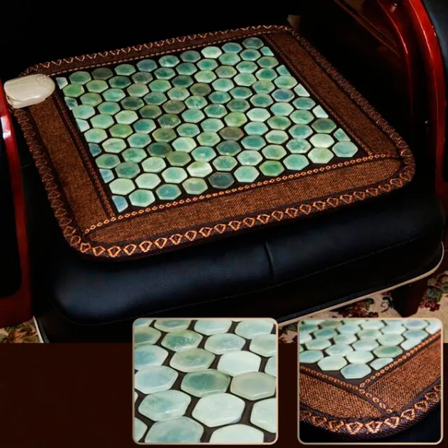 High Quality Hexagonal Jade Cushion Heated Mat With Therapy Function For Sale