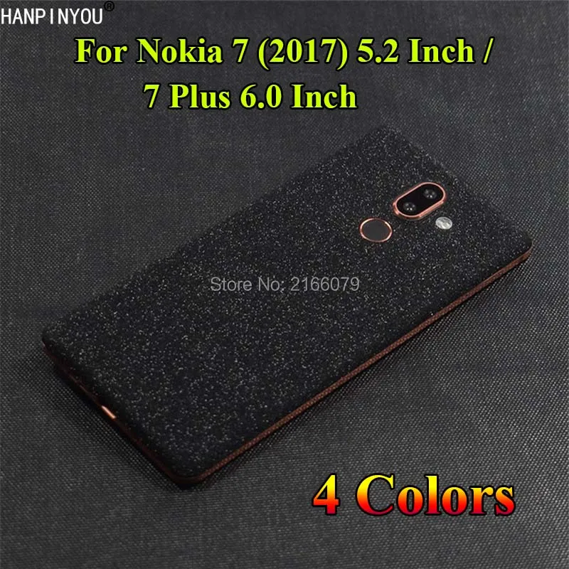 

For Nokia 7 5.2" / 7 Plus 7plus 6.0" Luxury Full Back Flash Point Matte Cover Film Protection Skin Decal Twinkle Sticker