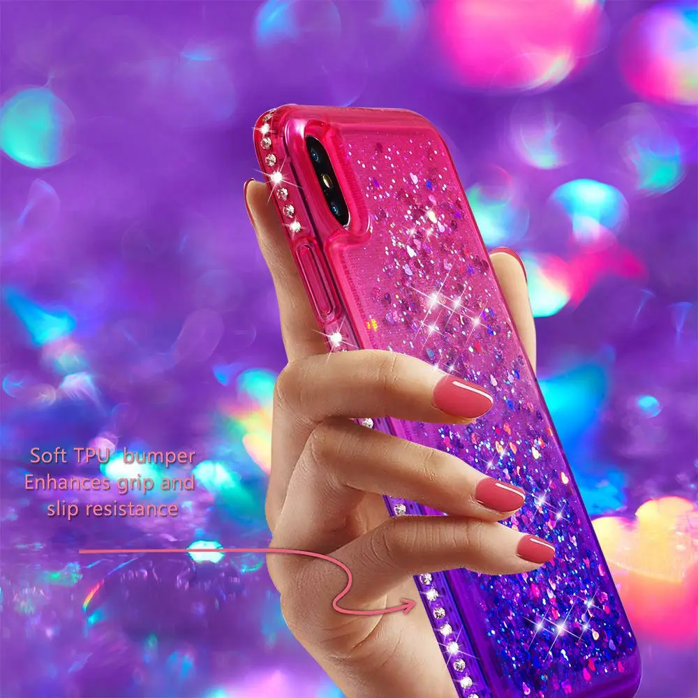 Силиконовый чехол со стразами для iPhone 8 7X6 6S Plus 7 XS XR MAx 5|Бамперы| |