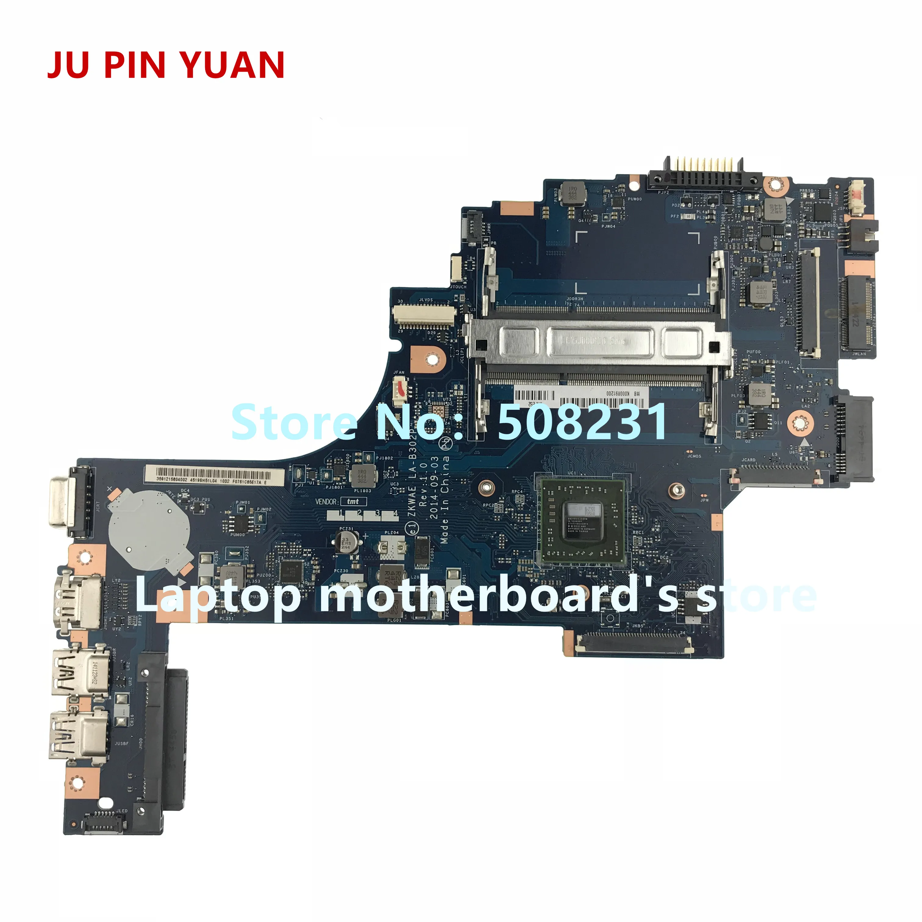 

K000891200 LA-B302P For Toshiba Satellite C50D C50D-B018 Series Laptop Motherboard All Functions Fully Tested