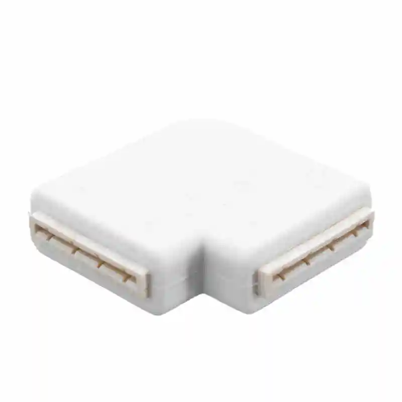 CLAITE 5X 10X Solderless L форма Быстрый Splitter 4 булавки разъем для 12 в 10 мм ширина 3528 2811 2812 5050 RGB
