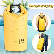 20L водонепроницаемые сумки для хранения сухой мешок для сплав на каноэ каяках Спорт на открытом воздухе сумки для плавания Дорожный комплект рюкзак