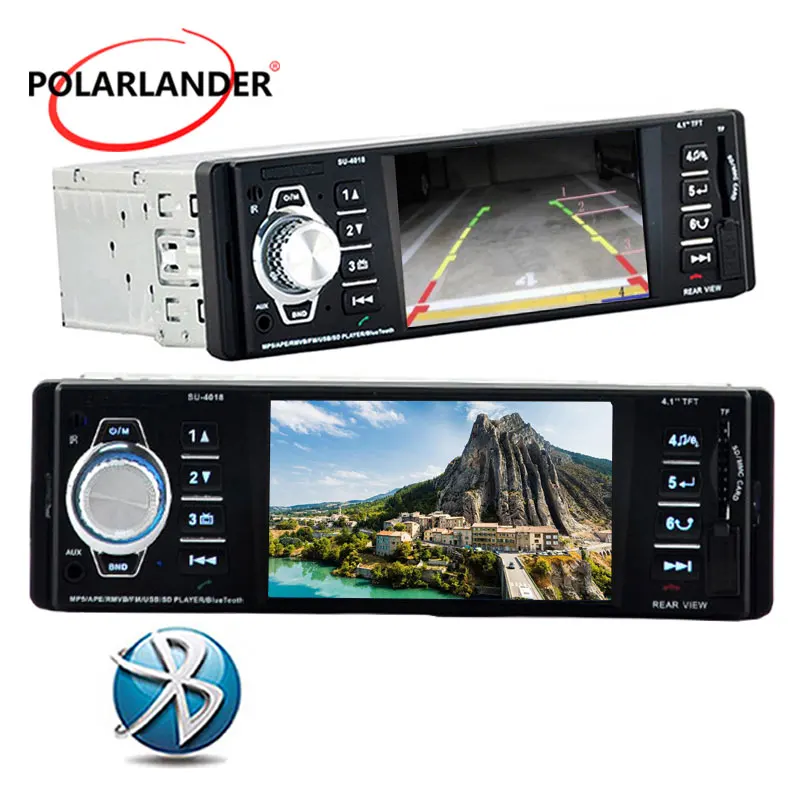 Автомагнитола с TFT дисплеем Bluetooth FM USB/SD/AUX 4 1 дюйма|Мониторы для авто| |