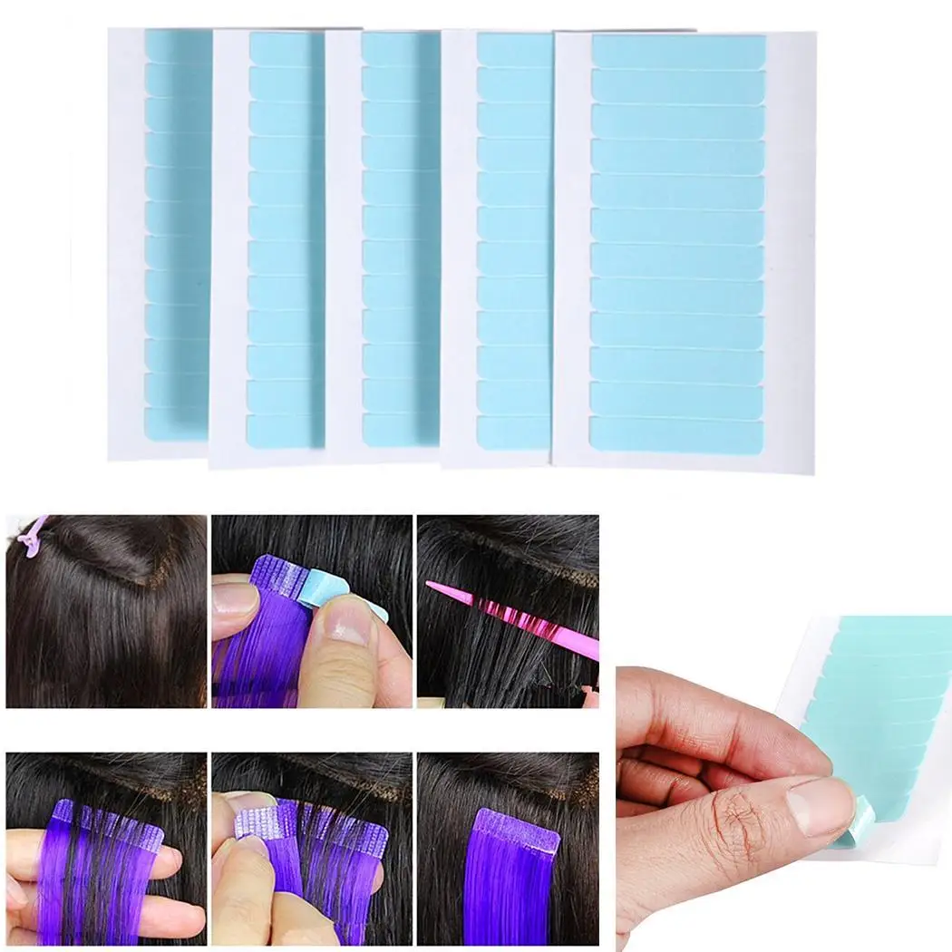 Hair 02kg Adhesive Hair Waterproof Side Double Tool Blue Tape 0 Extension