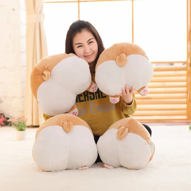 

Cute Corgi Sexy Bottom Pillow Soft Stuffed Plush Toys For Girls Kids Creative Stuffed Animals Cushion Corgi Toys Birthday Gifts