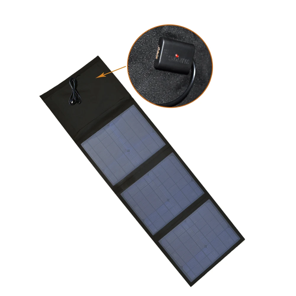 Xinpuguang 36 Вт 18 в солнечная панель зарядное устройство 3 раза Портативный эффективный моно элемент USB 5 В 2A выход красивая сумка водонепроницаемый прочный