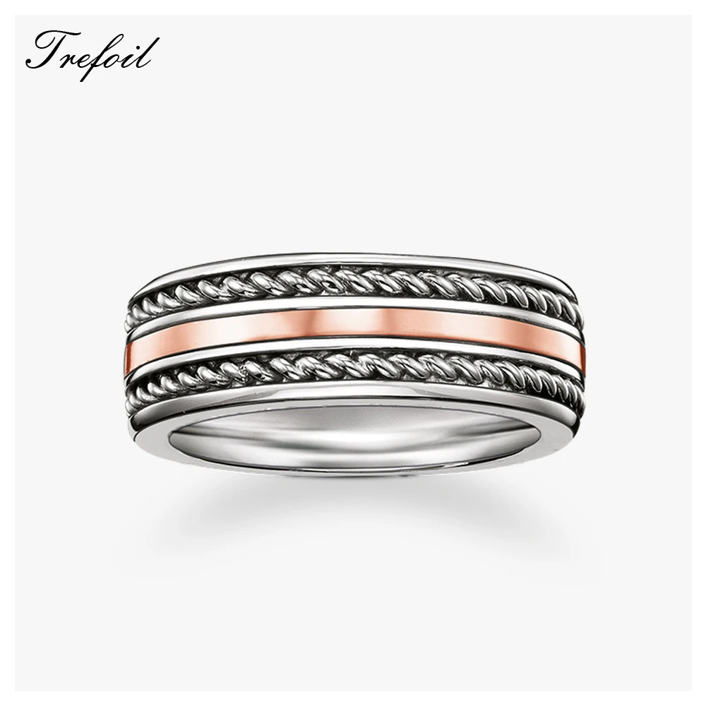 

Rose Gold Color Wedding Bands Rings, 925 Sterling Silver Zircon Pave Fashion Jewelry Trendy Gift For Women and Men 2018 New Anel