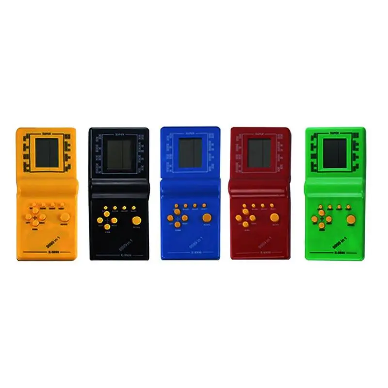 Retro Classic Electronic Tetris Game Player Child Puzzle Toys Random Color