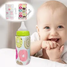 Usb-грелка для молока, изолированная сумка, переносная дорожная чашка, грелка, детская бутылочка для кормления, чехол для подогревателя, сумка для бутылочек для кормления младенцев