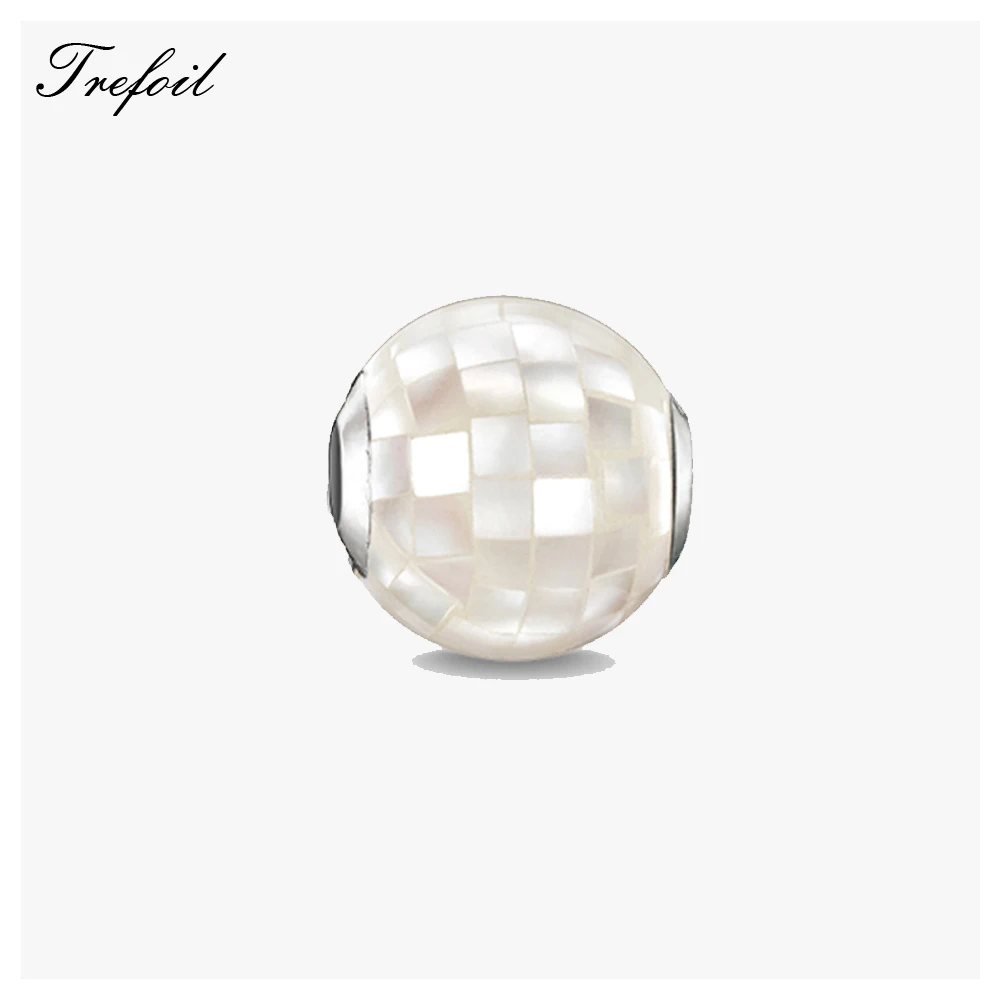 DIY Beads Mother-of-Pearl 5mm Hole Fashion Silver Jewelry Romantic Gift For Women Girl Fit Bracelets Necklace Choker 2018 New | Украшения и
