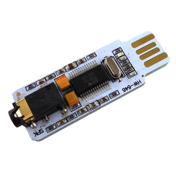 

PCM2704 USB sound card Mini USB sound card DAC desktop notebook external independent drive
