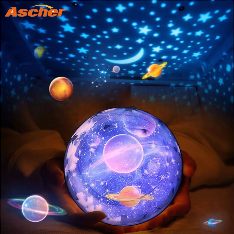 Светодио дный led звездное небо Magic Star Moon планетарный проектор ночника Космос