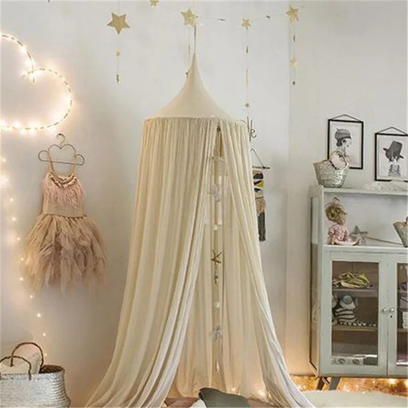  Baby Room Wall Decoration Single Door Hanging Net Children Bedroom Decor Cotton Kids Girls Mantle N - 33000334621