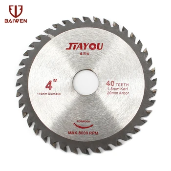 

4" 110mm Circular Saw Blade For Wood Cutting General Purpose 30/40 Teeth