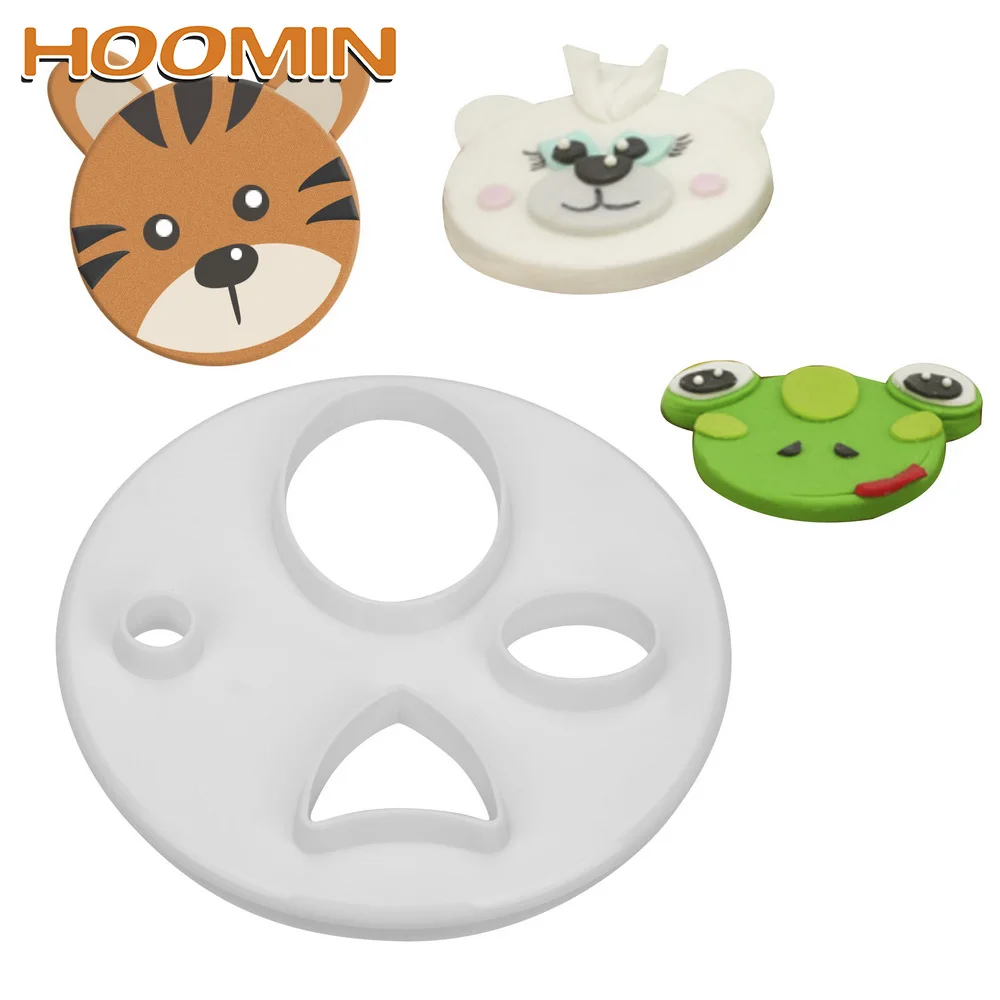 

HOOMIN Cookies Biscuits Mold Bakeware Cartoon Animals Mold DIY Cake Mold Sugar Craft Tool Fondant Cutter Mold Plastic