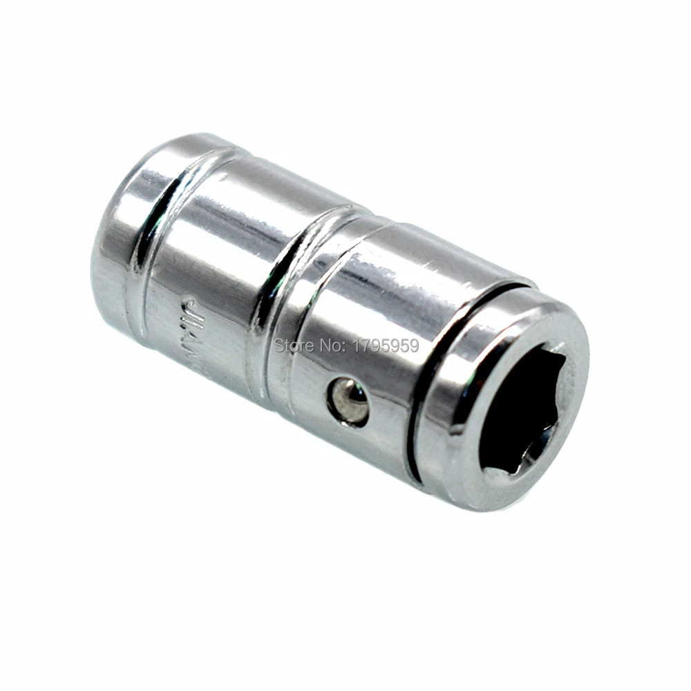 

Socket Adaptor 1/4" Square Drive to 1/4" Hex Shank Quick Release Impact Socket Bit Adapter Screwdriver Bit Holder Converter Tool