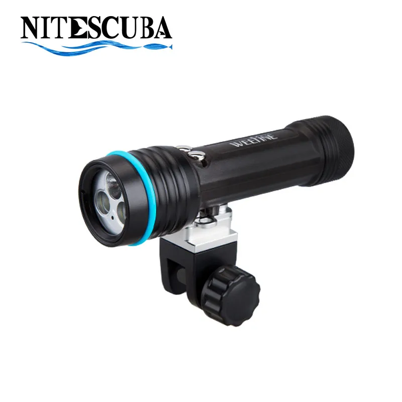NiteScuba Diving Waterproof Strobe spotting light Weefine WFL044 Smart Focus 800FS Flashlight