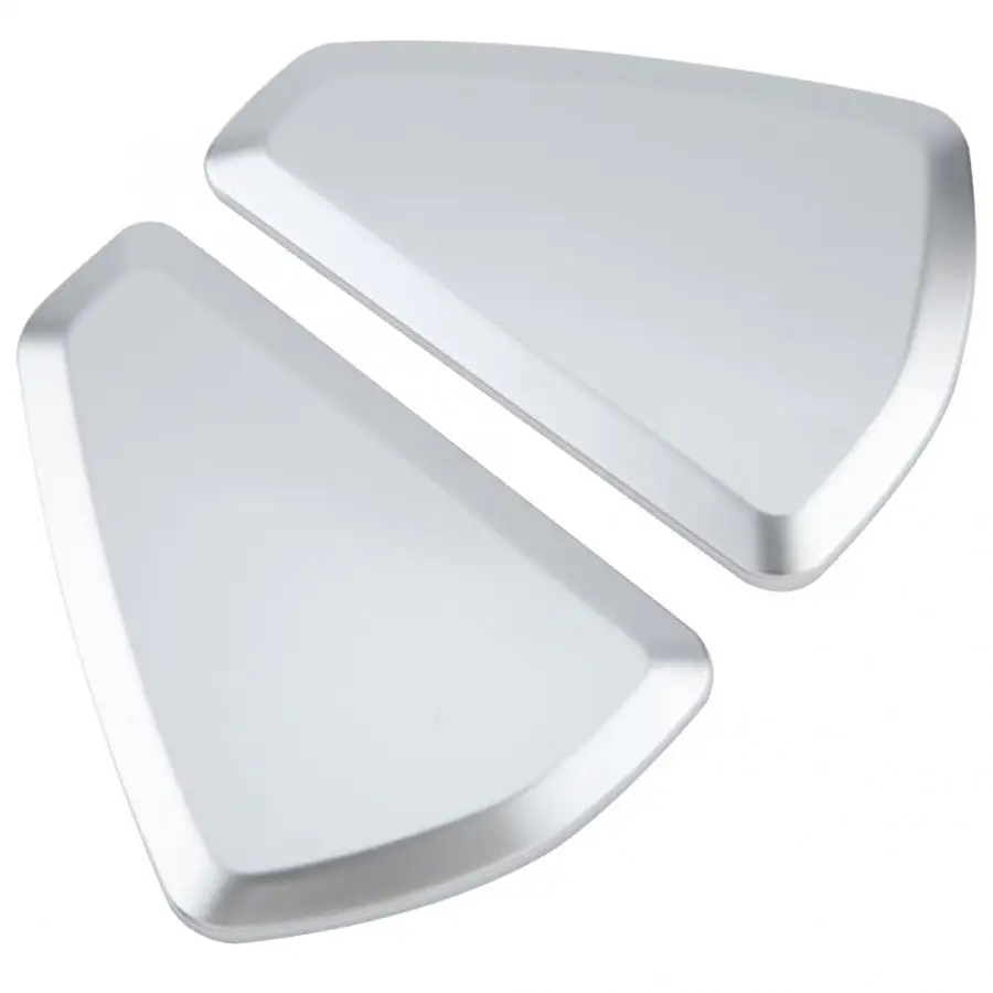 

2Pcs Silver Chrome Car Dashboard Console Panel Cover Trim for Land Rover Range Rover Velar car sticker accessories