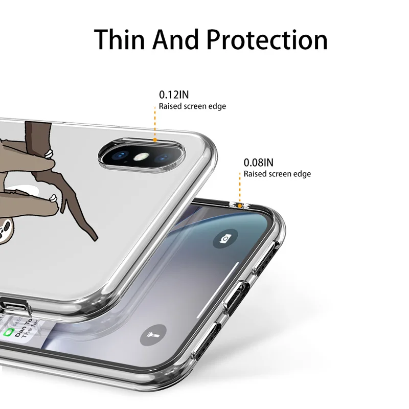 Прозрачный чехол Ottwn для телефона iPhone 11 Pro Max 7 8 6 6s Plus мягкий из ТПУ с милыми