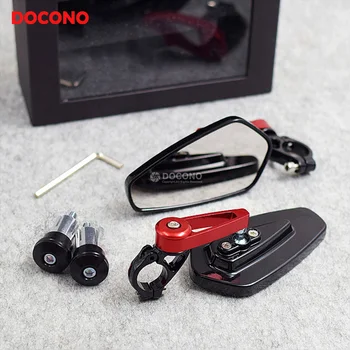 

Universal Motorcycle 7/8" 22mm handlebar rearview mirror For YAMAHA xjr 1300 yzf r6 force l For KAWASAKI z750 ninja 300 etc.
