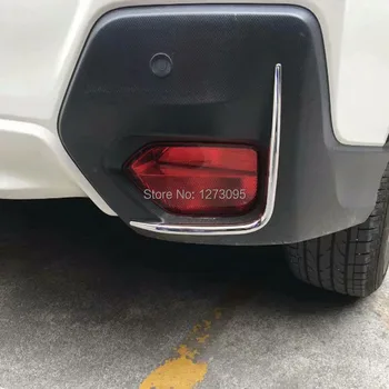 

For 2018 2019 Subaru XV Car Rear Fog Light Frame Foglight Lamp Ring Cover Trim Sticker Exterior ABS Chrome Car Styling Accessory