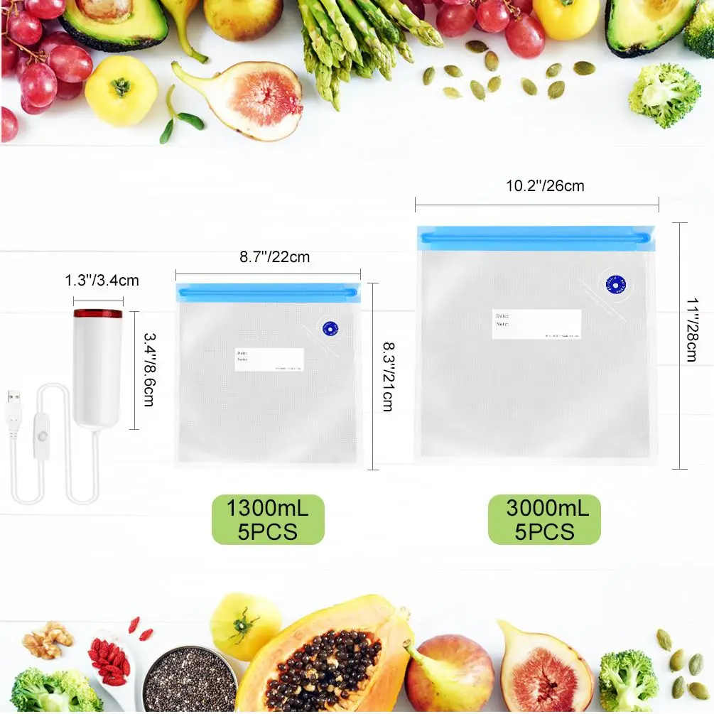 Uarter 10 шт. Sous Vide транспортировочный комплект многоразовая силиконовая пищевая