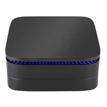 AK1 Mini PC Windows 10 Computer Intel Celeron J3455 Processor 4GB RAM 64GB SSD celeron 1017u mini pc windows 10 4gb ram 120gb ssd dual cores nettop hdmi vga wifi htpc desktop pc aluminum body low consumption