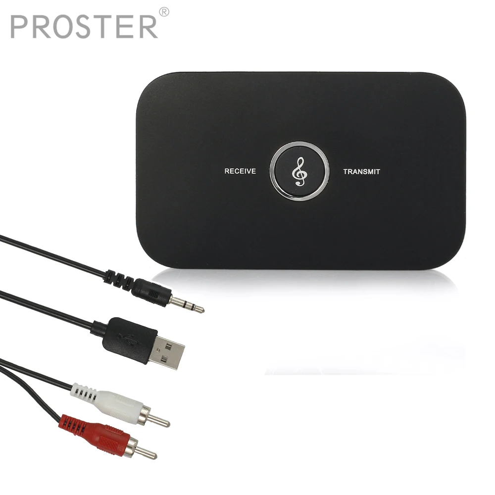 

PROSTER 2-in-1 Bluetooth Receiver Transmitter Wireless A2DP Audio Receiver Adapter for Stereo Music Audio Player Speakers 3.5mm