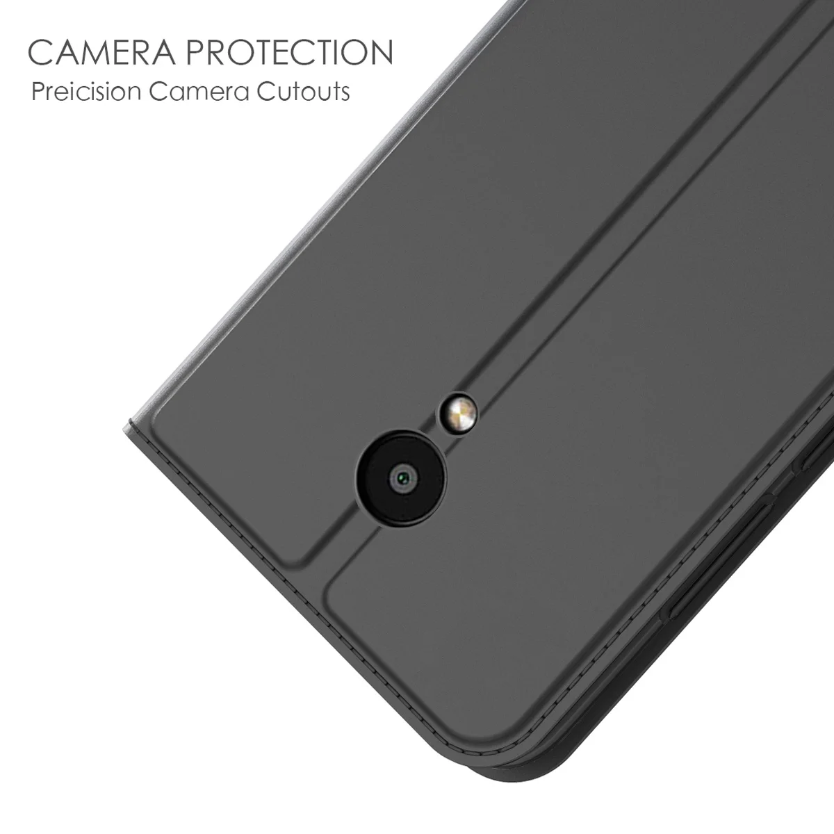 Для Meizu C9 Pro Чехол из искусственной кожи роскошный держатель для карт Магнитный