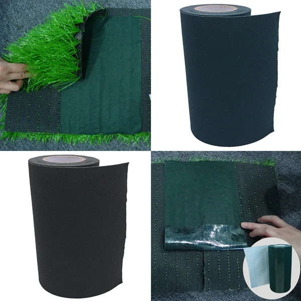 Синтетический дерн соединять искусственный травяной газон сшивание ковров дерна самоклеящаяся лента соединения ленты газон 15 см x 10 м
