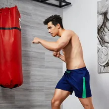 Быстросохнущие мужские пляжные шорты, летние пляжные шорты для серфинга, мужские шорты для плавания, Стрейчевые спортивные шорты для тренировок, бега, гибридные домашние шорты