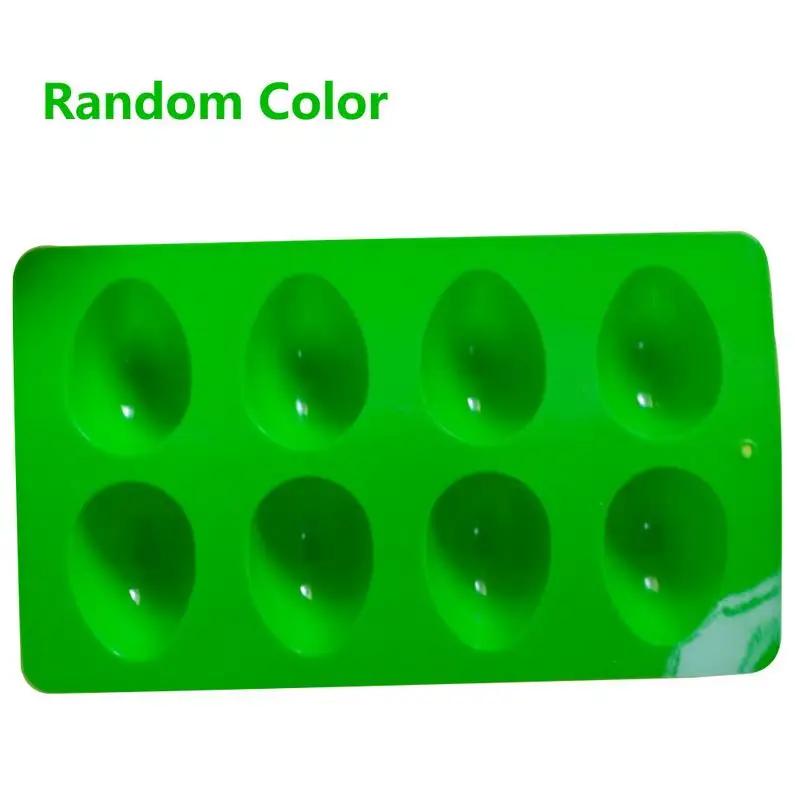 

DIY 8 Slots Cake Mold Tool 3D Oval Goose Eggs Shape Silicone Soap Mould Handmade Chocolate Pudding Jelly Candy Cookie Maker