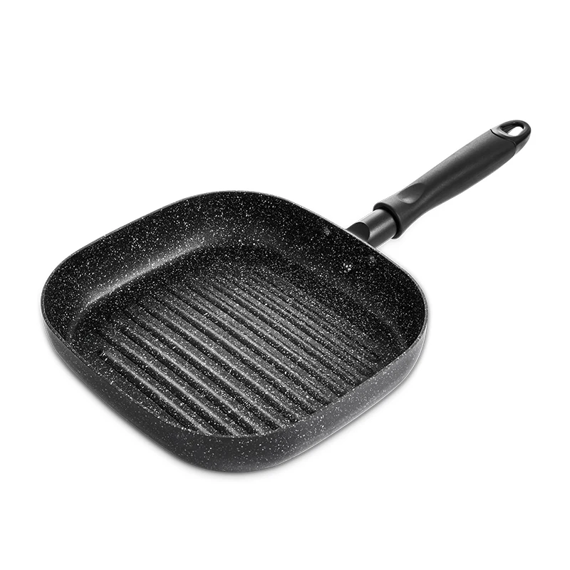 

No Oil-smoke Pan Steak Frying Pan Breakfast Frying Eggs Only Use For Gas Cooker Non-stick Pans Cooking Helper 22x24 Cm