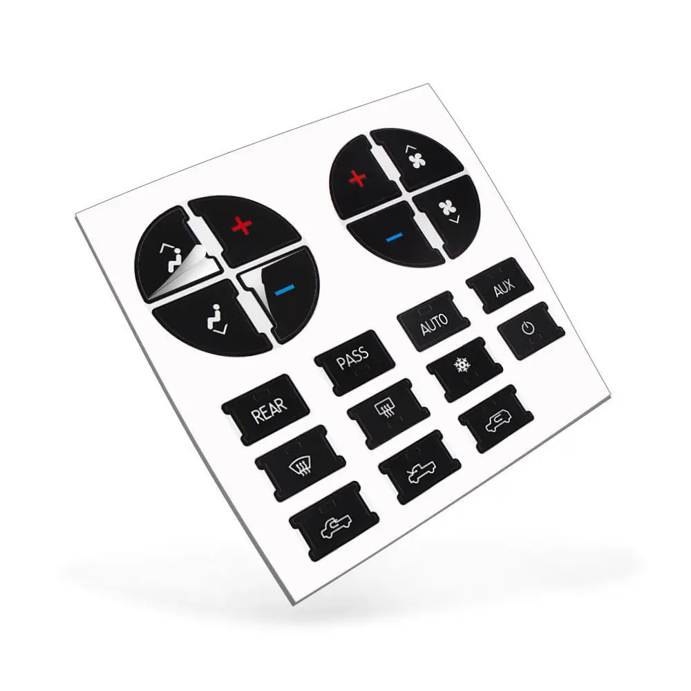 Hot sale sticker GM car button AC center control sticker Hot sale sticker GM car button AC center control sticker