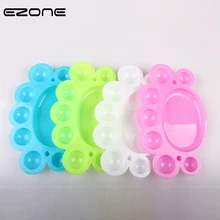 EZONE Новые разноцветные палитры Kawaii большая форма ног студентов Акварельная масляная Палитра для рисования яркие принадлежности для рисования Инструменты