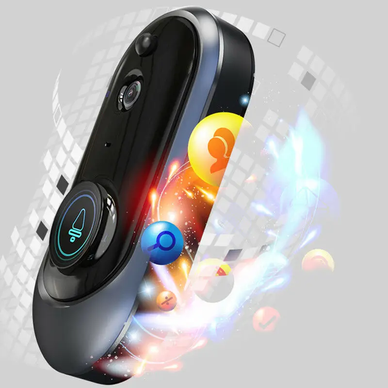

Smart Wireless WIFI Doorbell HD Video Camera Motion Sensor IR Night Vision Home Security