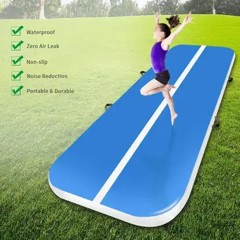 

Hot sales (6m7m8m)*2m*0.2m Inflatable Gymnastics Airtrack Tumbling Air Track Floor Trampoline For Home Use/Yoga/cheerleading