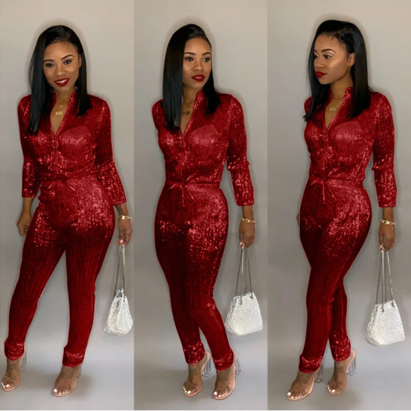 glitter one piece jumpsuit