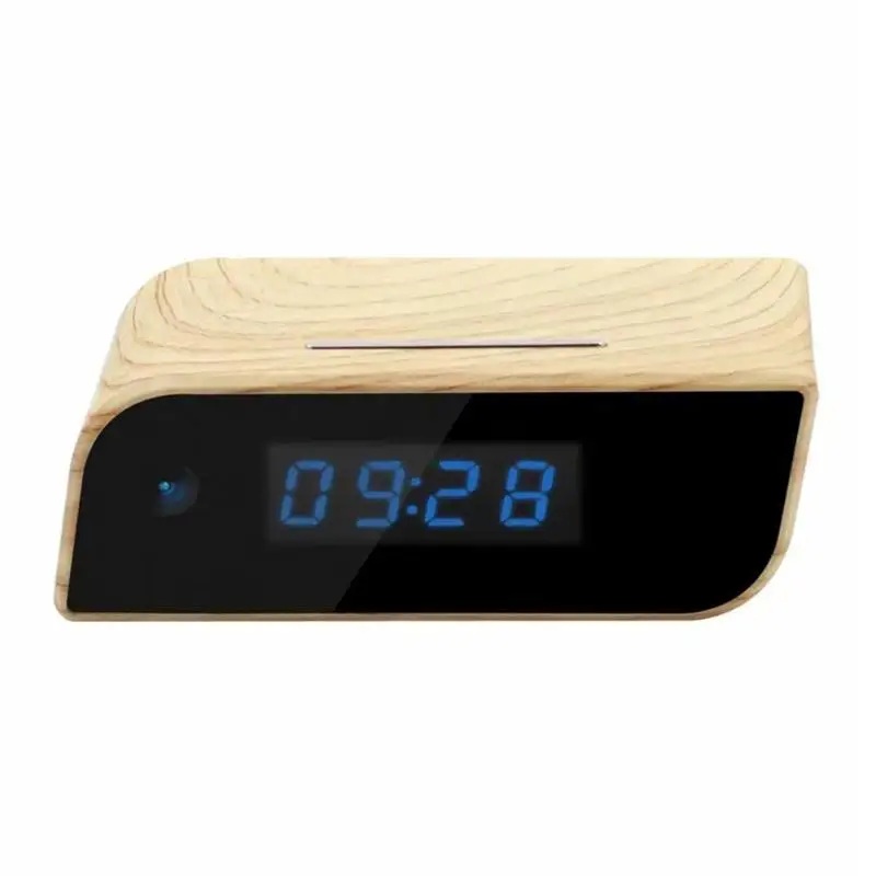 

Mini Time Alarm Wireless Nanny Clock P2P Camera Motion Detection Camcorder Security Night Vision Home Secret hidden TFcar