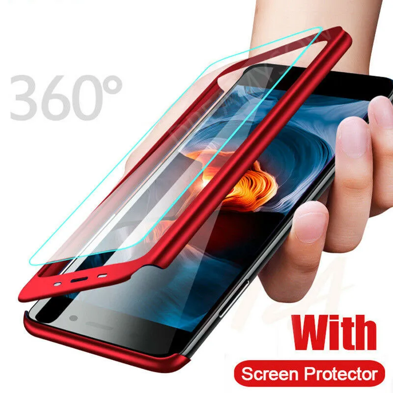 

360 Degree Full Protection Cover Case For Huawei Y7 Pro 2019 P20 Lite Plus Cases With Glass For Y5 Y6 Y7 2018 Honor 7A 7C Pro