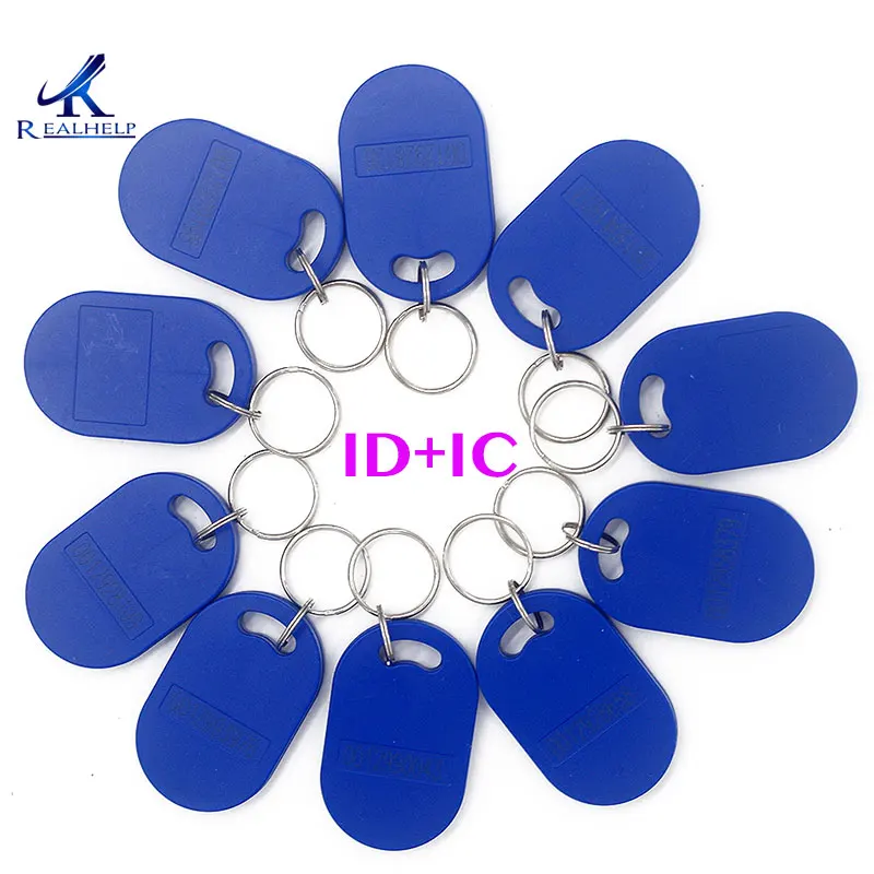 

1pcs Rfid card Frequency 13,56Mhz IC and ID 125KHZ Tag Key Keyfobs Smart Card For Access System Double Frequency duplicator key