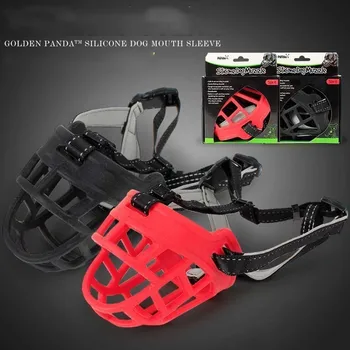 

Anti Barking Muzzle For Dogs Mask Silicone Muzzles Pet Products Silicone Oft Silicone Pet Prevent Biting Mask Mask Ventilated E