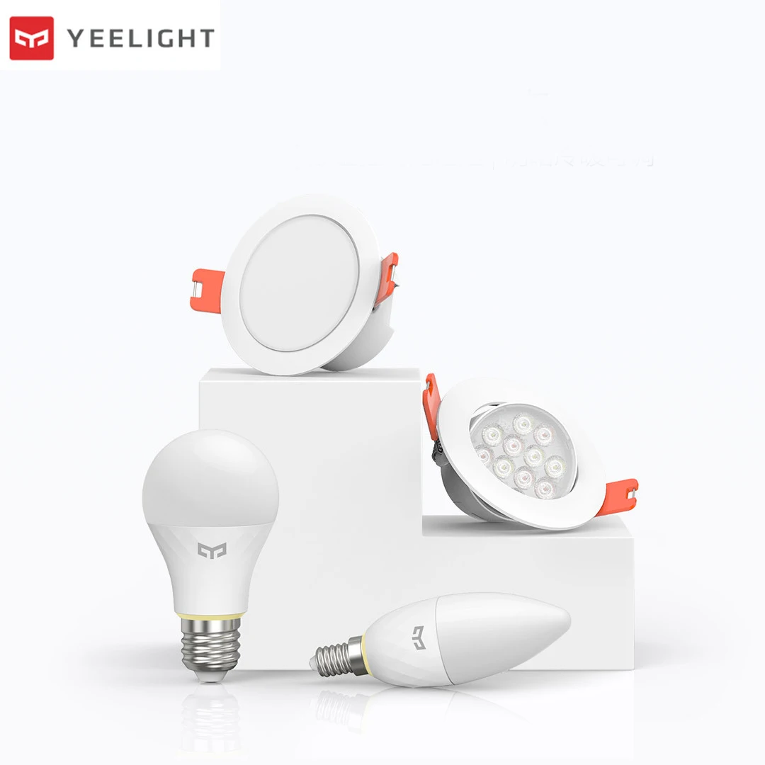 

Original Xiaomi Yeelight Smart Light 6W LED Smart Ball Lamp Mesh Version Smart Light Bulb Downlight Spotlight Mi Home App