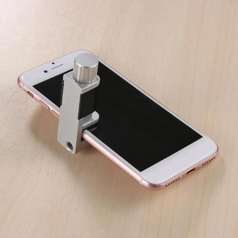 8 шт. Регулируемый алюминиевый крепеж для смартфона 8 шт. металлический зажим для крепления ЖК-дисплея для телефона планшета