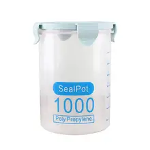 Контейнер для хранения пищевых продуктов герметичная пластиковая бутылка для хранения с фиксирующимися крышками подходит для крупа мука сахара риса закуски