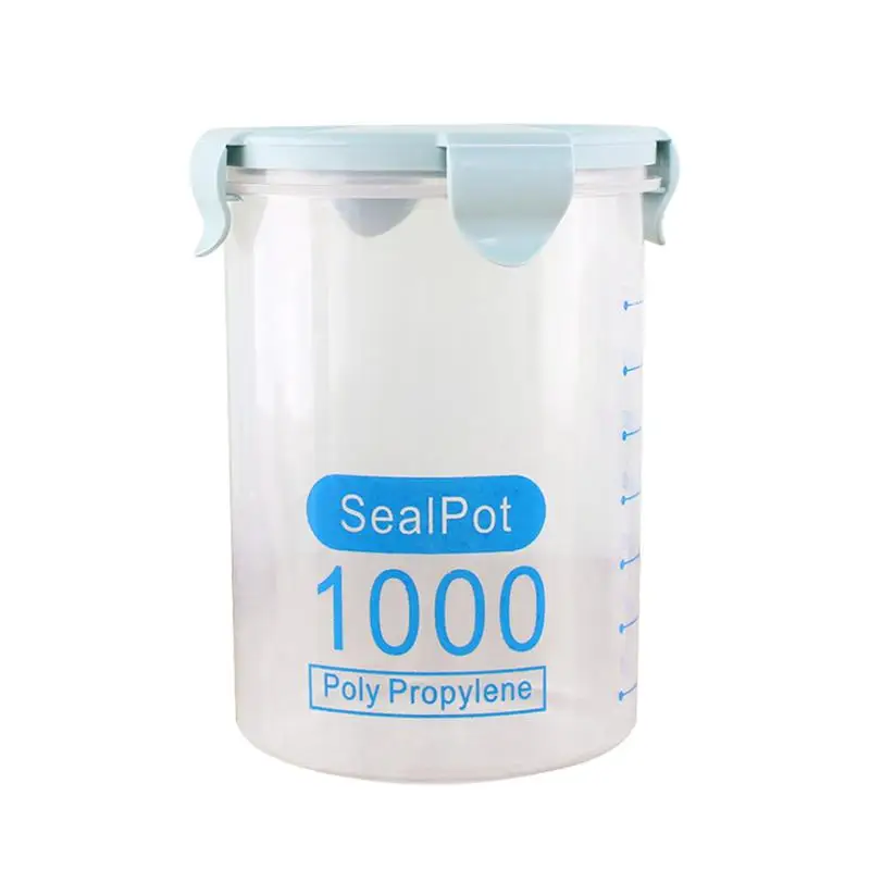 

Food Storage Container Airtight Leakproof Plastic Storage Bottle With Locking Lids Suitable For Cereal Flour Sugar Rice Snacks