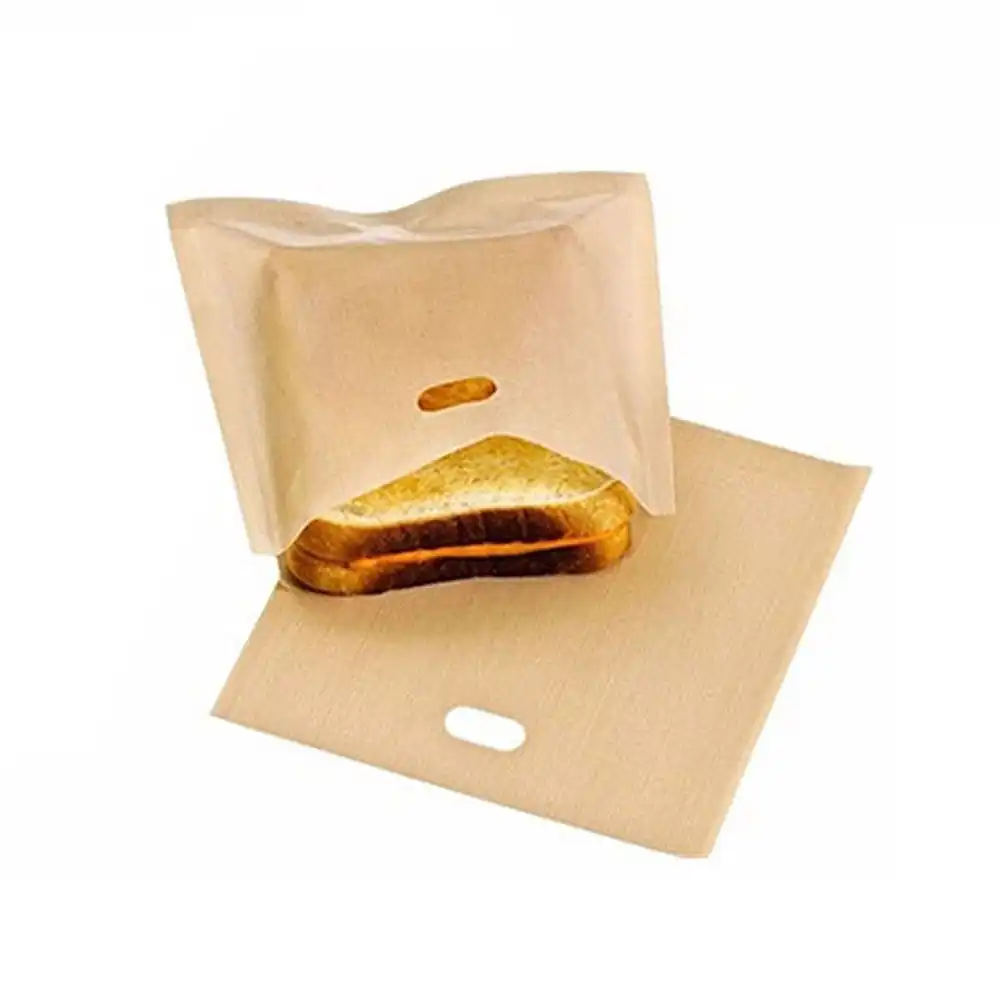 1 Pcs Reusable Toaster Bag Non Stick Bread Sandwich Bags Coated Fiber Toast Microwave Heating Pastry Tools 1 Pcs Reusable Toaster Bag Non Stick Bread Sandwich Bags Coated Fiber Toast Microwave Heating Pastry Tools